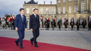 Nicușor Dan și Emmanuel Macron
