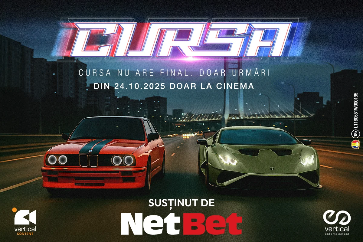 Filmul românesc „Cursa” se lansează în cinematografe pe 24 octombrie, inclusiv în format 4DX