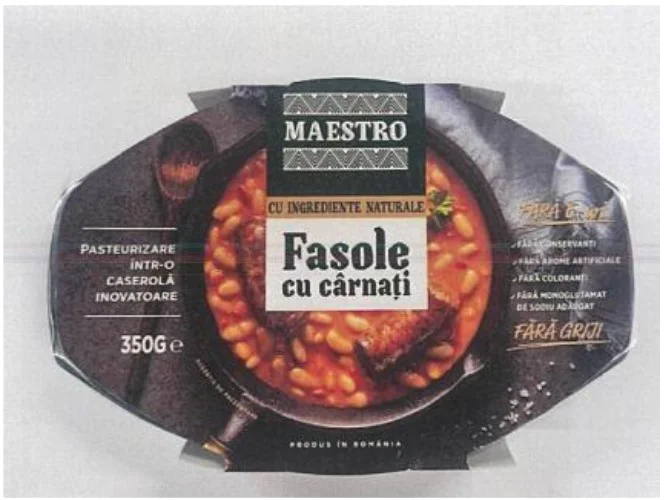 retragere fasole cu carnati maestro