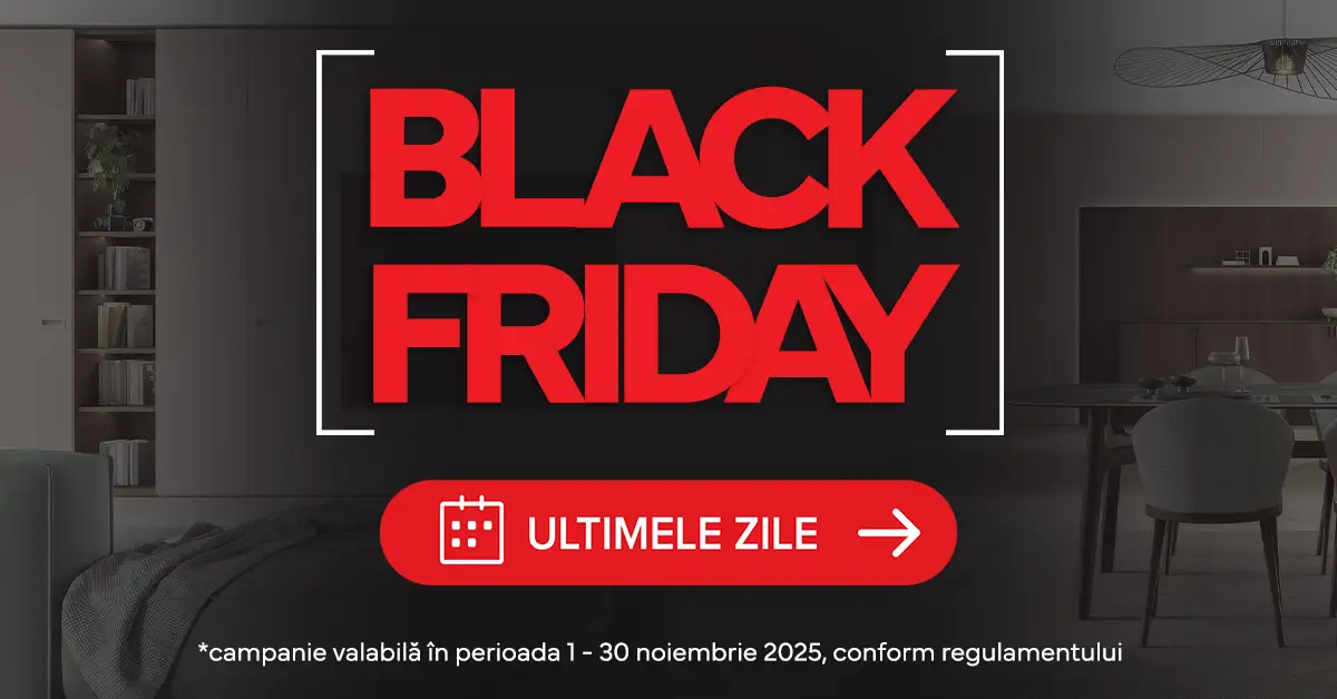 Black Friday Rovere se apropie de final: ultimele zile de reduceri la mobilier premium
