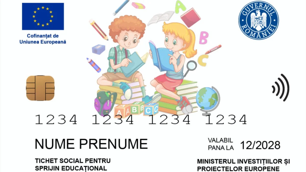 Elevii primesc cardurile educaționale în noiembrie. Ministrul Educației: Banii vor fi încărcați înainte de Sărbători