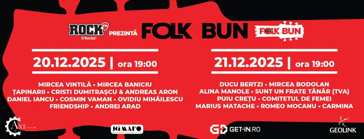Pe 20 și în 21 decembrie, Gala Folk Bun – 10 ani revine în forță cu două spectacole folk.