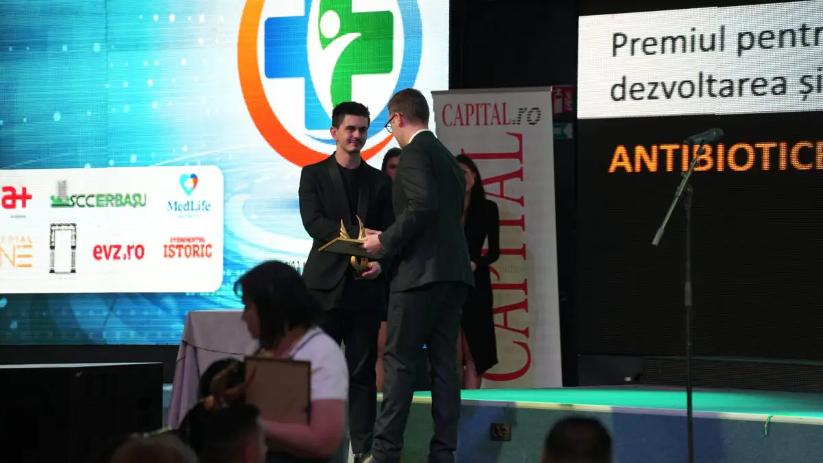 GALA CAPITAL, Performeri din sănătate 2025, dl. Răzvan Tătaru, Manager Guvernanță Corporativă & Risc Antibiotice Iași