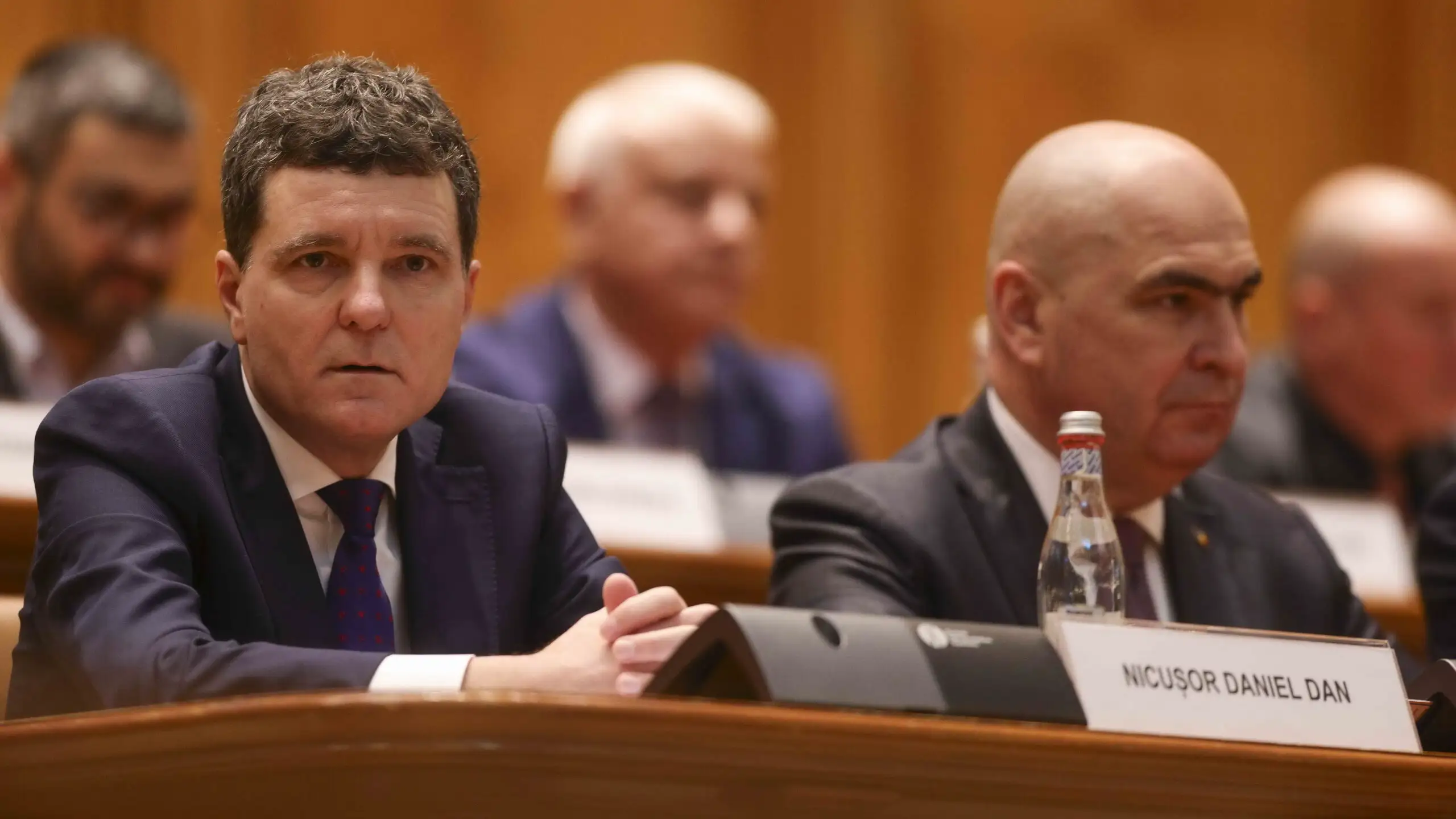 Nicușor Dan, Ilie Bolojan în Parlament