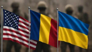 steaguri Statele Unite ale Americii, România, Ucraina