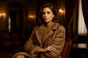 Haine de blană naturală