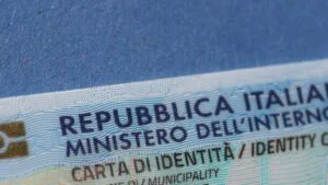 carte de identitate italia