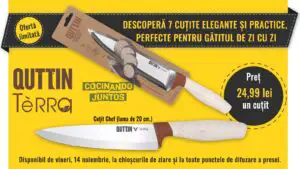 Descoperă colecția de cuțite Quttin Terra – precizie, echilibru și eleganță în bucătărie