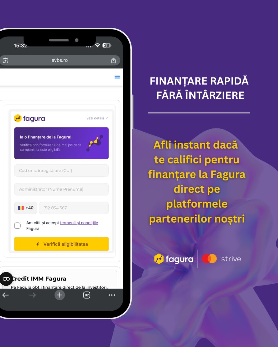 Cum ar fi să afli limita de credit pentru afacerea ta în câteva secunde, pe platforma pe care o utilizezi zilnic?