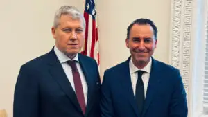 Cătălin Predoiu, la Casa Albă: România este un partener-cheie în transportul de GNL (gaz natural lichefiat) din SUA