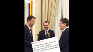 Clip electoral la Cotroceni