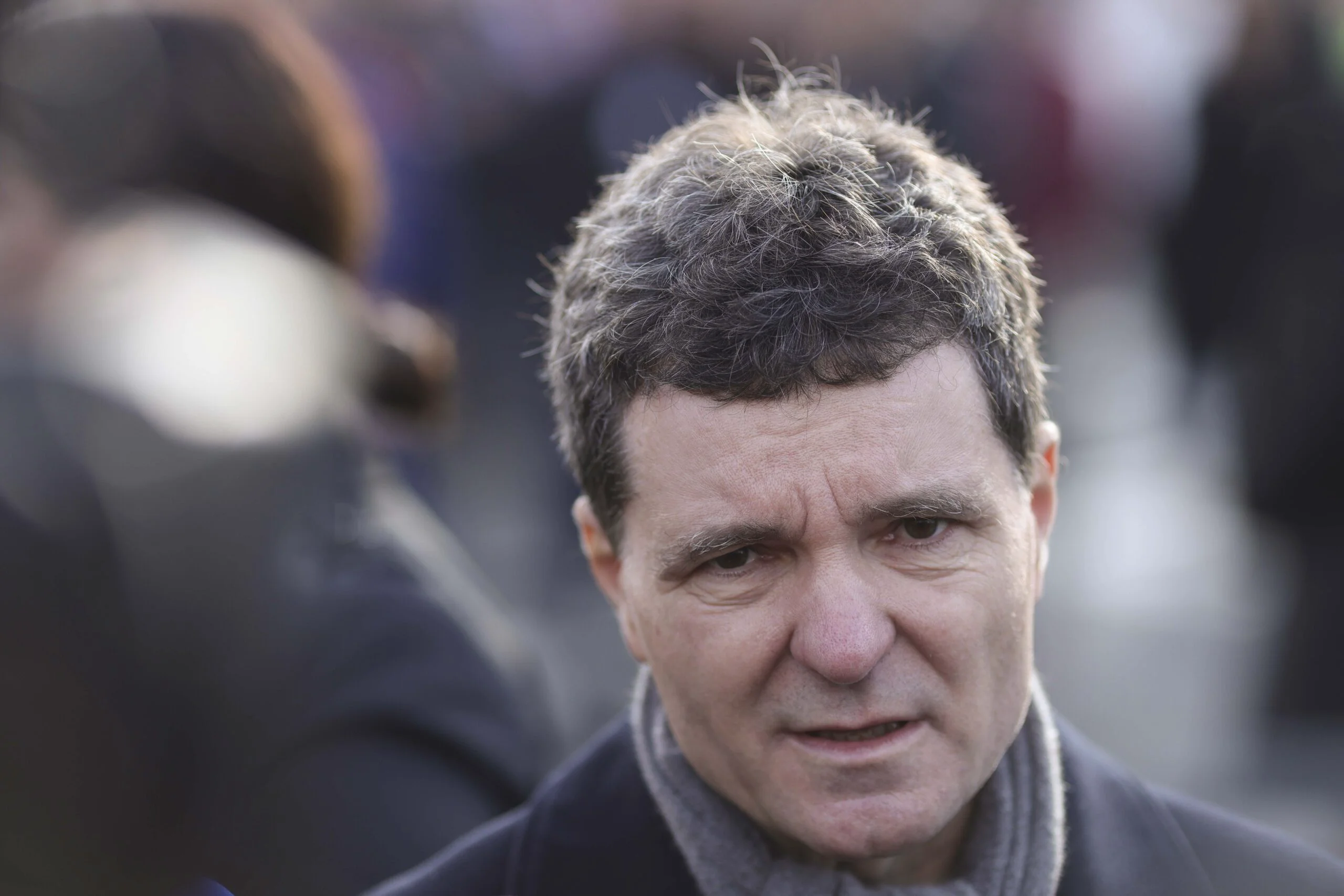 Nicușor Dan la parada de 1 Decembrie