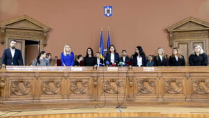 Imagine din cadrul conferinței de la Curtea de Apel București