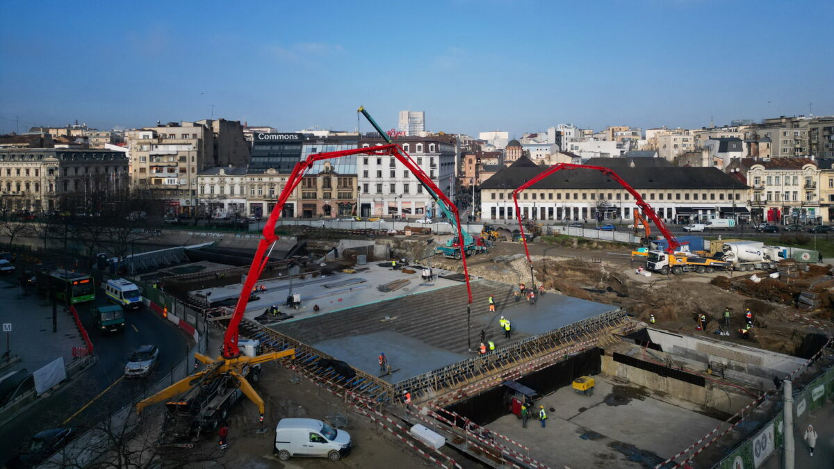 Refacerea Planșeului Unirii. Daniel Băluță: Se lucrează intens în 3 dintre cele 4 etape ale proiectului