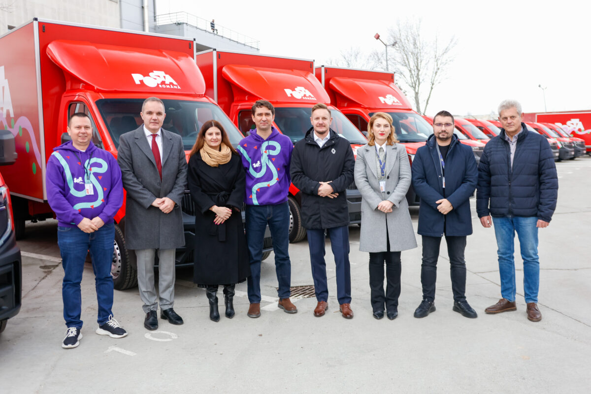 Poșta Română se dezvoltă: flotă operațională complet modernizată și lansarea primului oficiu poștal modular – ghișeu universal