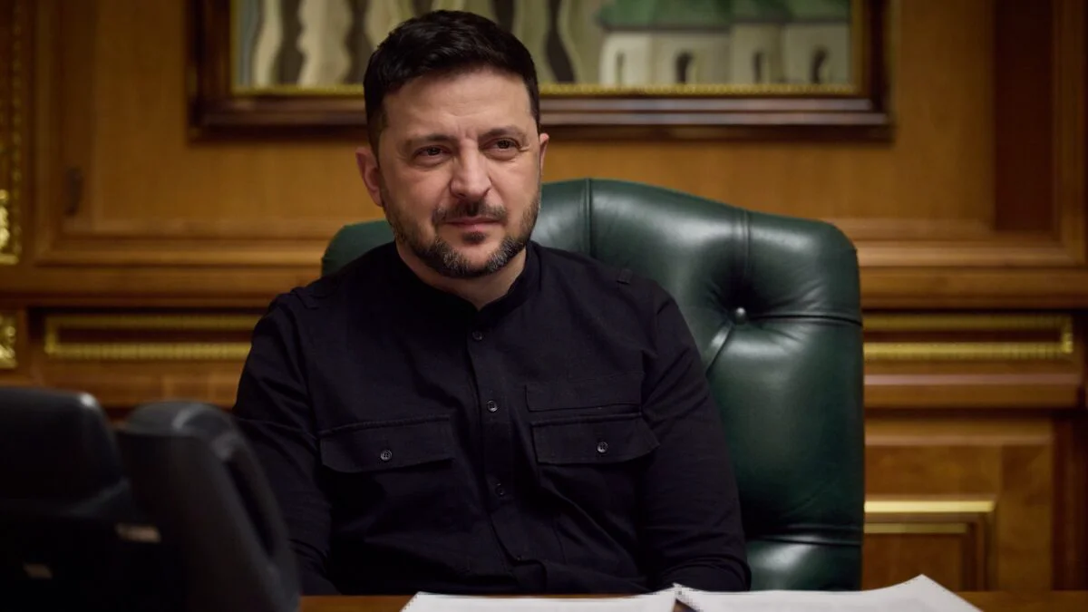 Președintele Ucrainei, Volodimir Zelenski