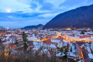 Romania, Brasov, iarna