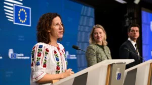 Roxana Mînzatu la Bruxelles