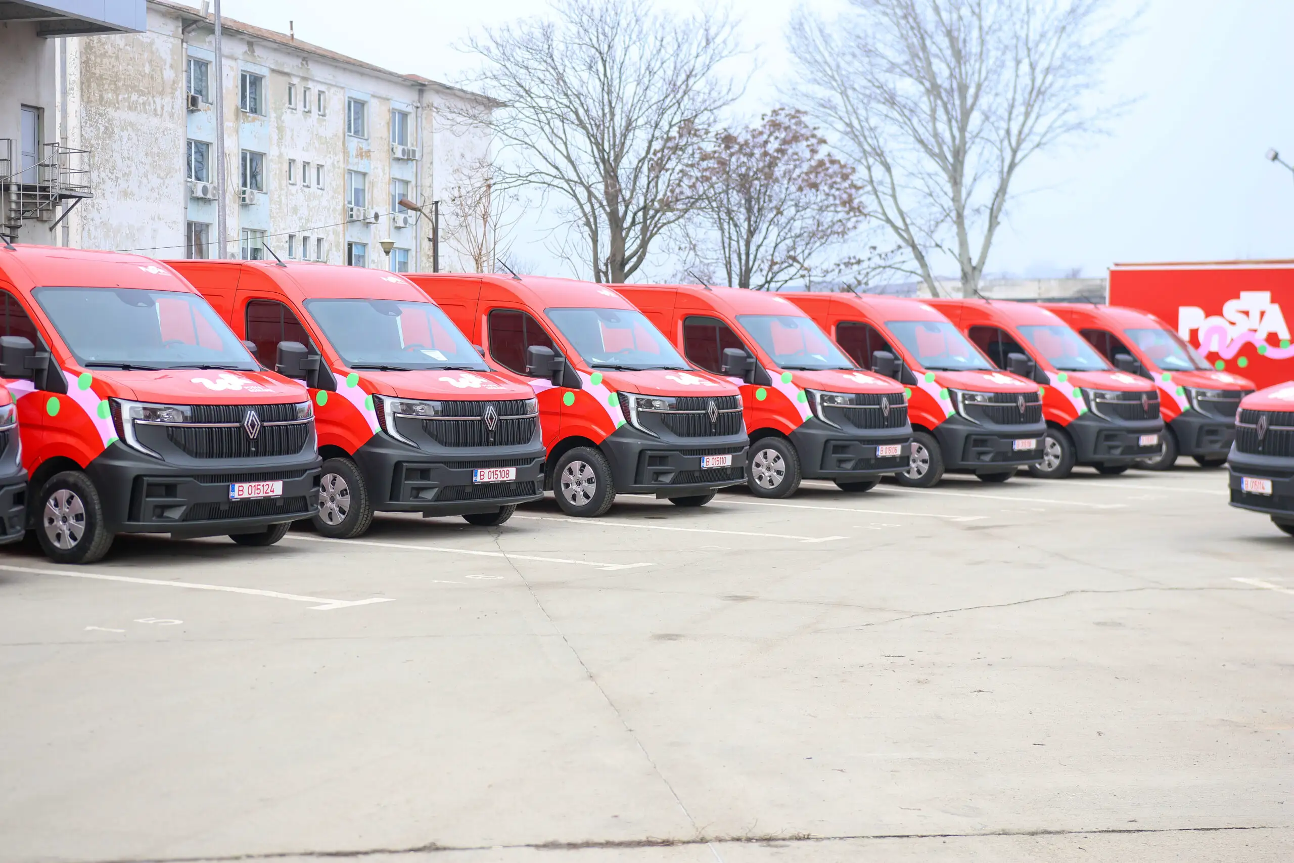 Flotă operațională complet modernizată-Posta Romana