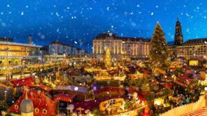 Piața de Crăciun Striezelmarkt din Dresda