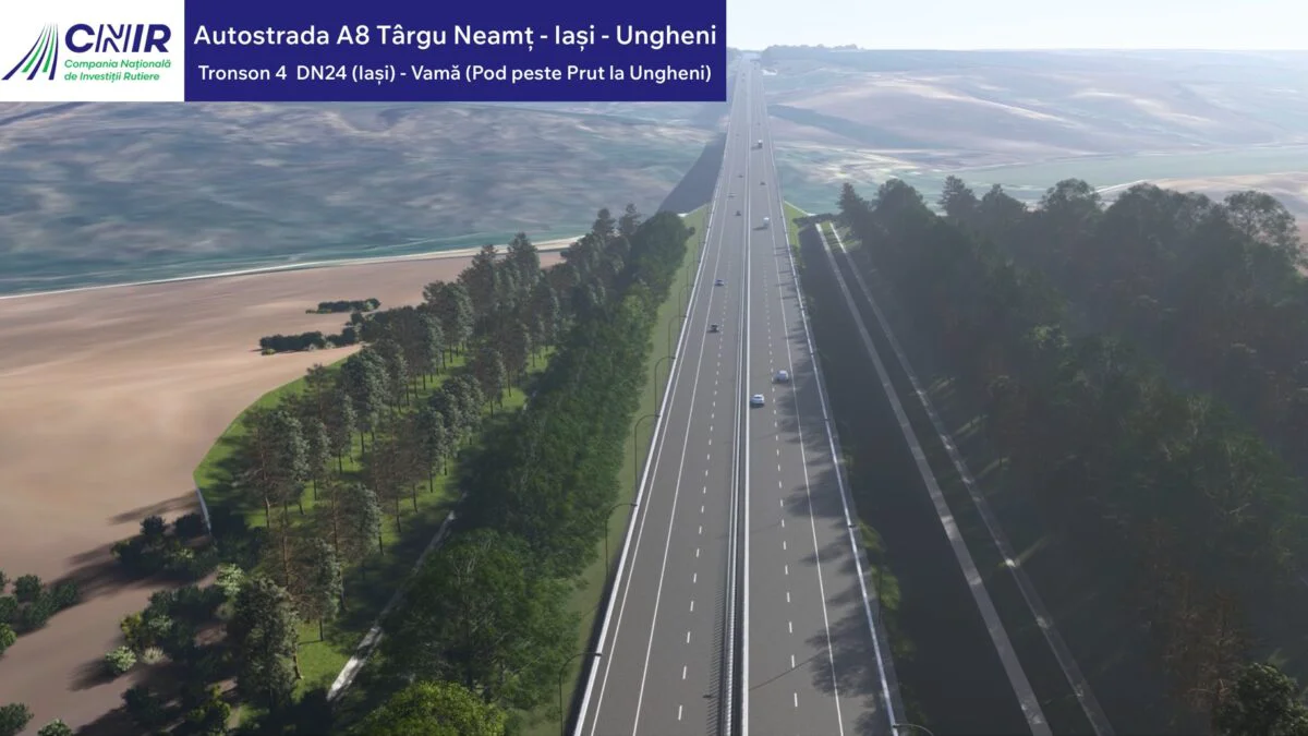 Autostrada A8 înaintează spre Prut. CNIR anunță că au fost depuse opt oferte pentru contractul de construire a ultimului tronson