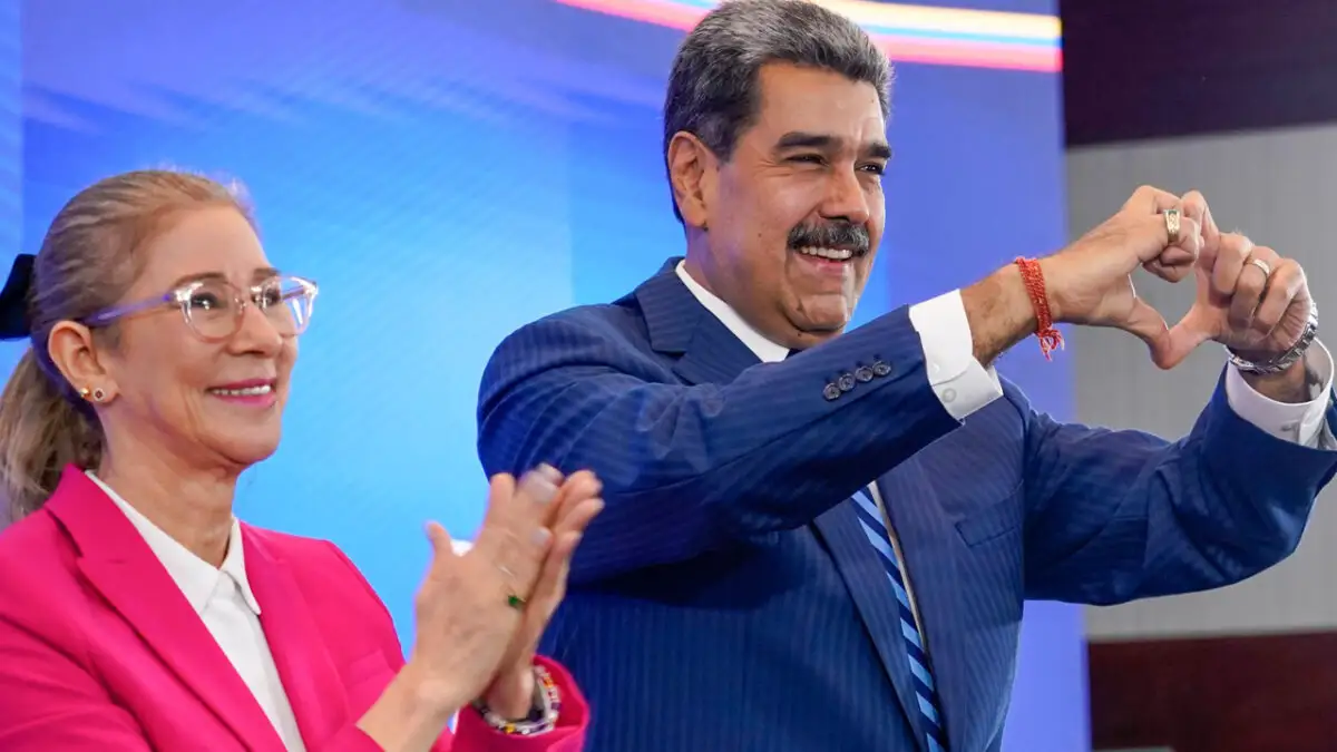 Cilia Flores si Nicolas Maduro