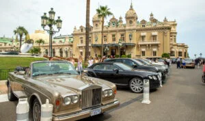 Mașini de lux în Monte Carlo