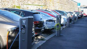 Mașini electrice la încărcat în Olso, Norvegia