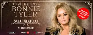 Bonnie Tyler aniversează 50 de ani de carieră și vine la Sala Palatului, pe 23 octombrie, cu o producție spectaculoasă, concepută de KIMARO Entertainment