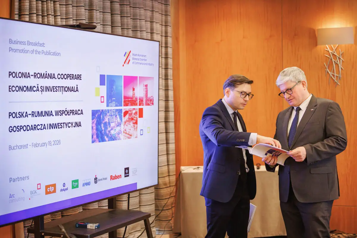 Camera Bilaterală de Comerț și Industrie Polono-Română: Dezvoltarea infrastructurii România-Polonia are potențialul de a crea un coridor strategic Marea Baltică – Marea Neagră