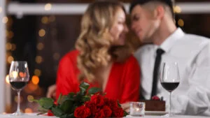 cuplu care sărbătorește Ziua Îndrăgostiților, Valentine's Day