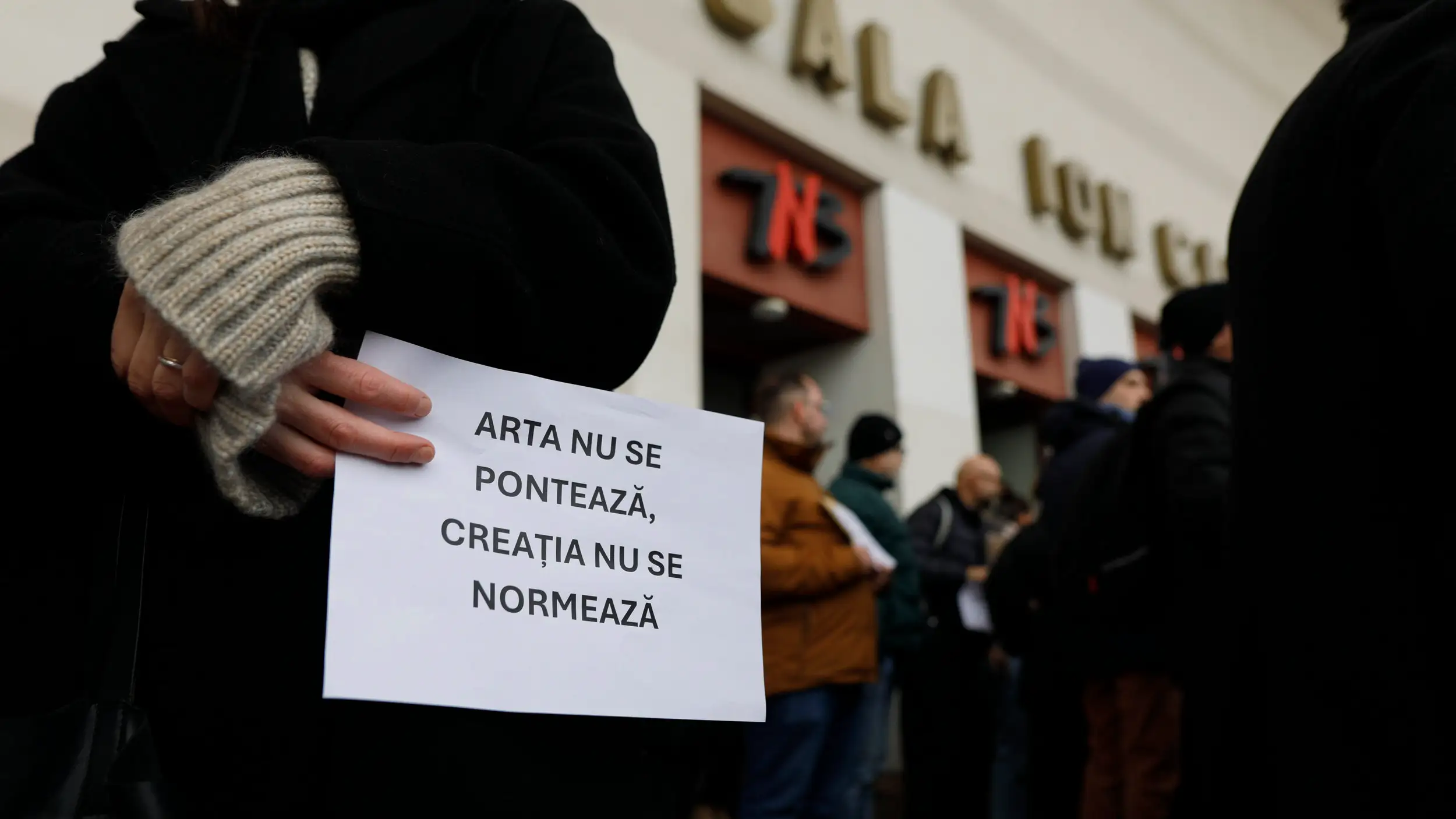 protest actori TNB