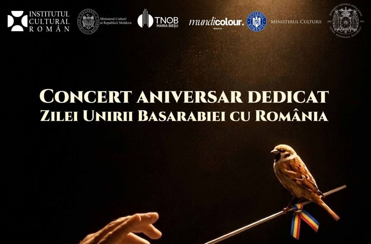 Orchestra Operei Naționale București, concert la Chișinău de Ziua Unirii Basarabiei cu România, organizat de ICR și Ministerul Culturii din Republica Moldova