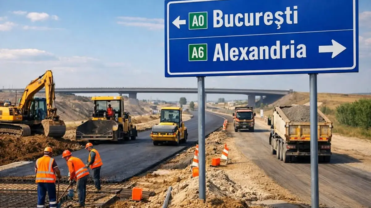 O mare autostradă prinde contur în România. Anunț de la Ministerul Transporturilor privind Autostrada București-Alexandria