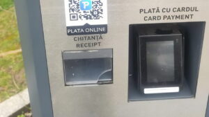 Cod QR pe parcomat