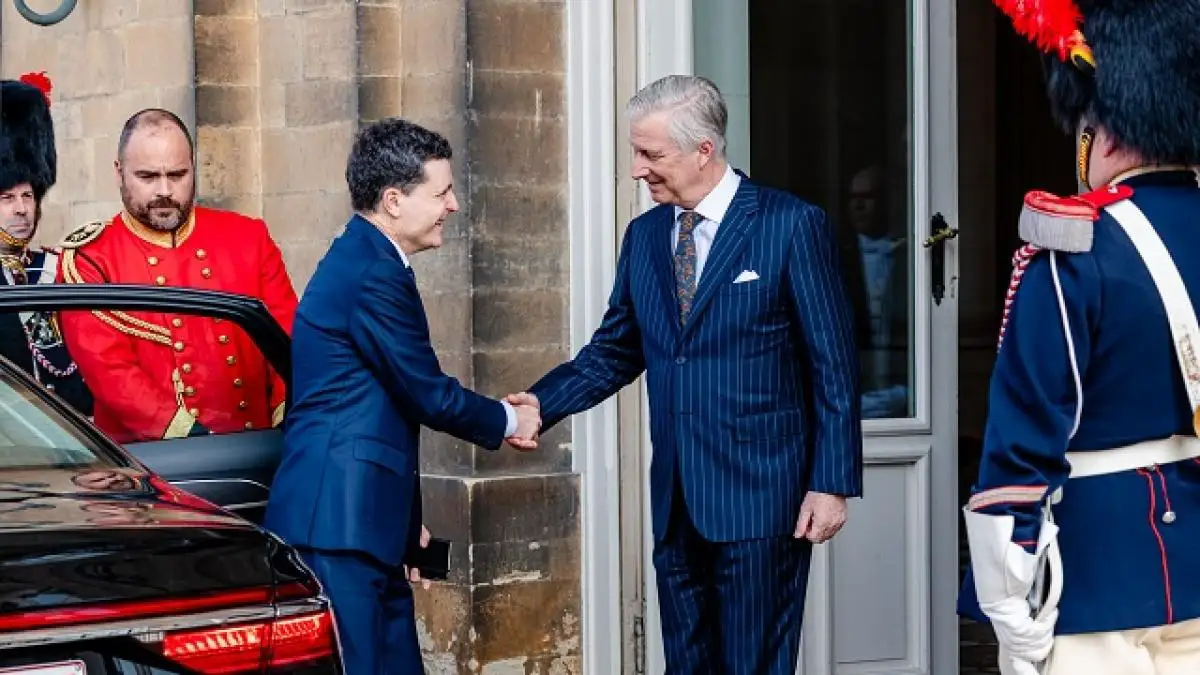 Nicușor Dan, discuție cu Regele Philippe al Belgiei: I-am mulţumit Majestăţii Sale pentru contribuţia belgiană la Grupul de luptă NATO de la Cincu