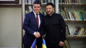 Nicușor Dan, Volodimir Zelenski