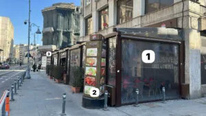 Terase pe domeniul public