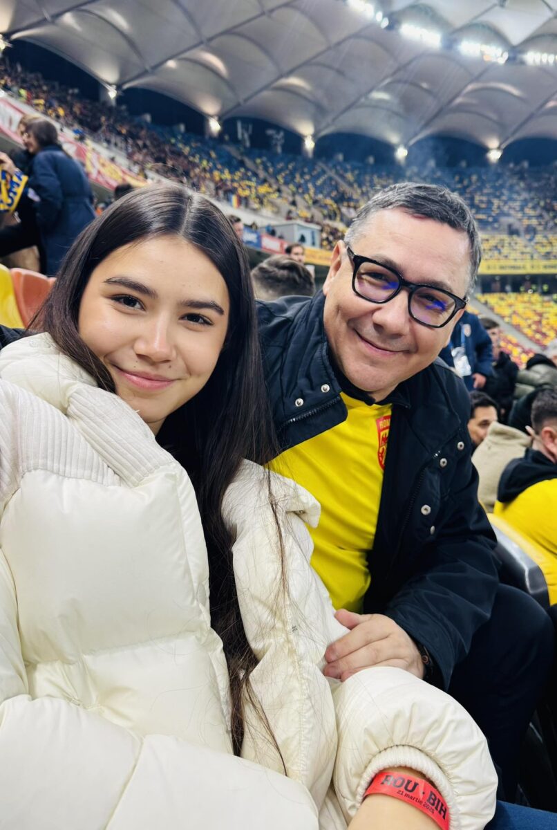 Victor Ponta și fiica sa, Irina Ponta