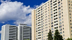 blocuri, primăvară, vară