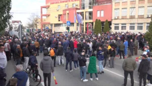 protest în fața Complexului Energetic Oltenia (CEO)