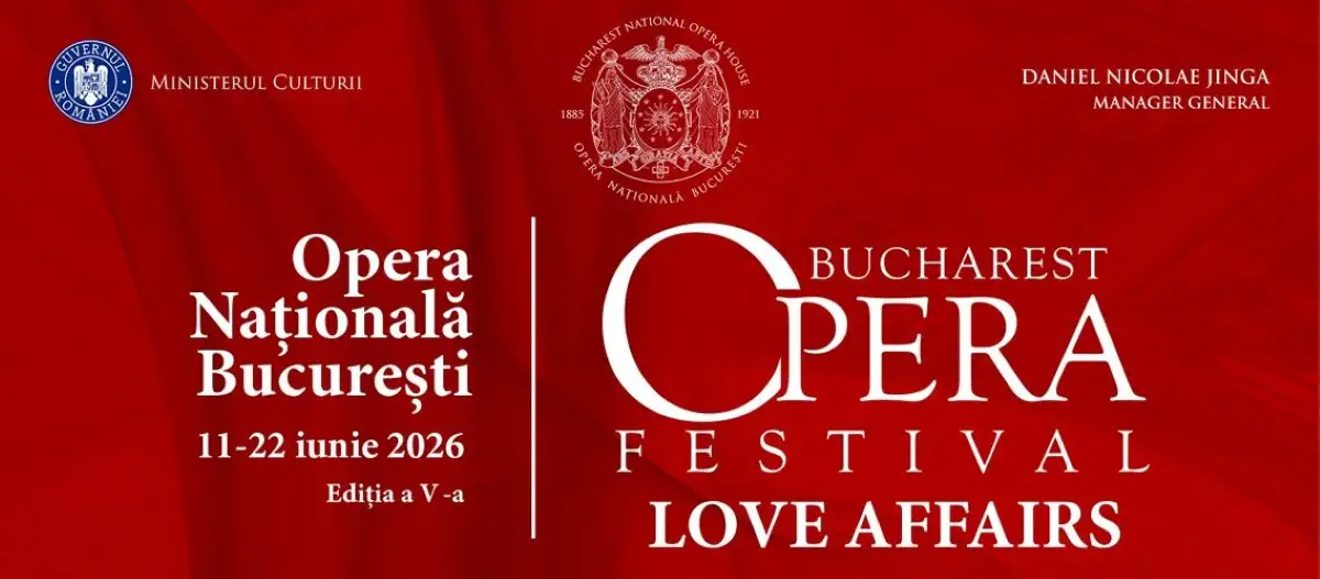 LOVE AFFAIRS pe scena Bucharest Opera Festival 2026. 5 invitați internaționali și 7 companii din România, în 12 seri de pasiune pe scena Operei Naționale din București
