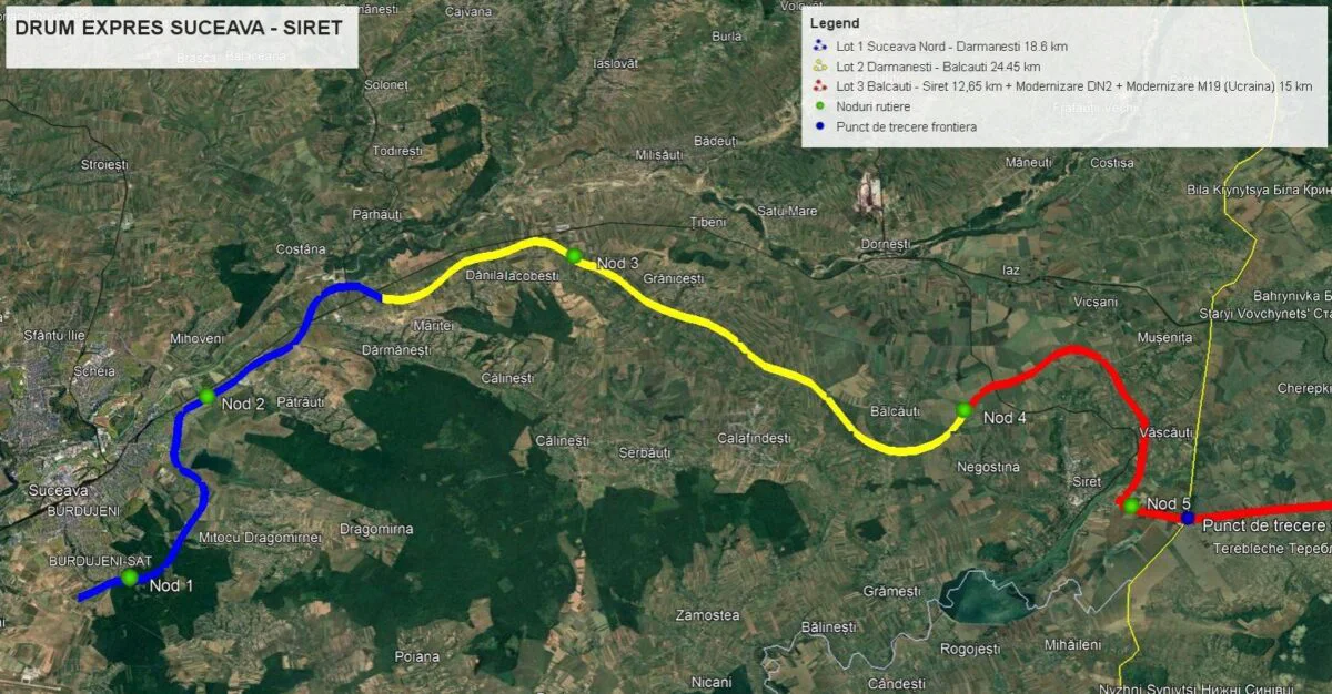 Un nou drum expres în Moldova, care se va lega de Autostrada A7. Șeful CNAIR: Și ultimul lot are de azi constructor desemnat