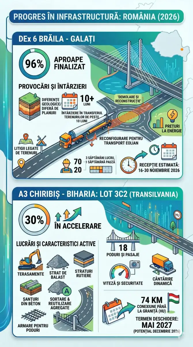 Infografic DEx6 si Autostrada A3