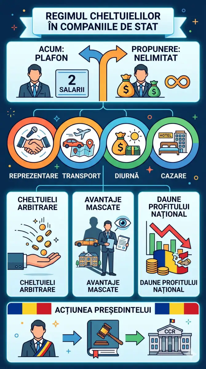 Infografic cheltuieli companii de stat