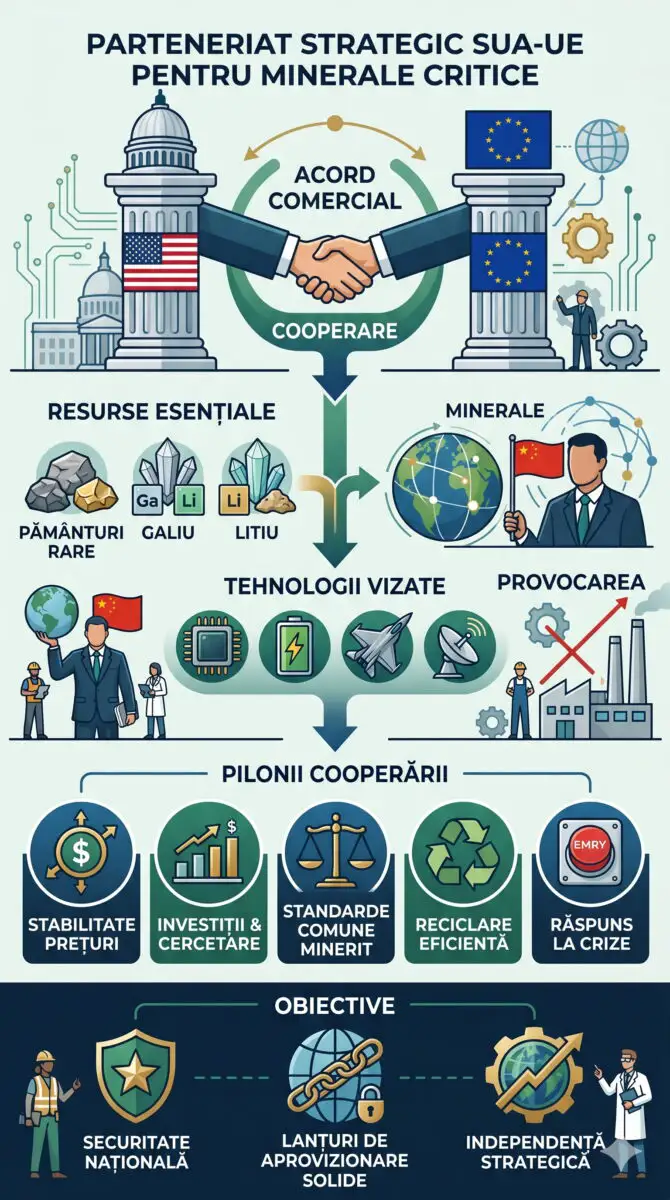 Infografic minerale critice SUA-UE