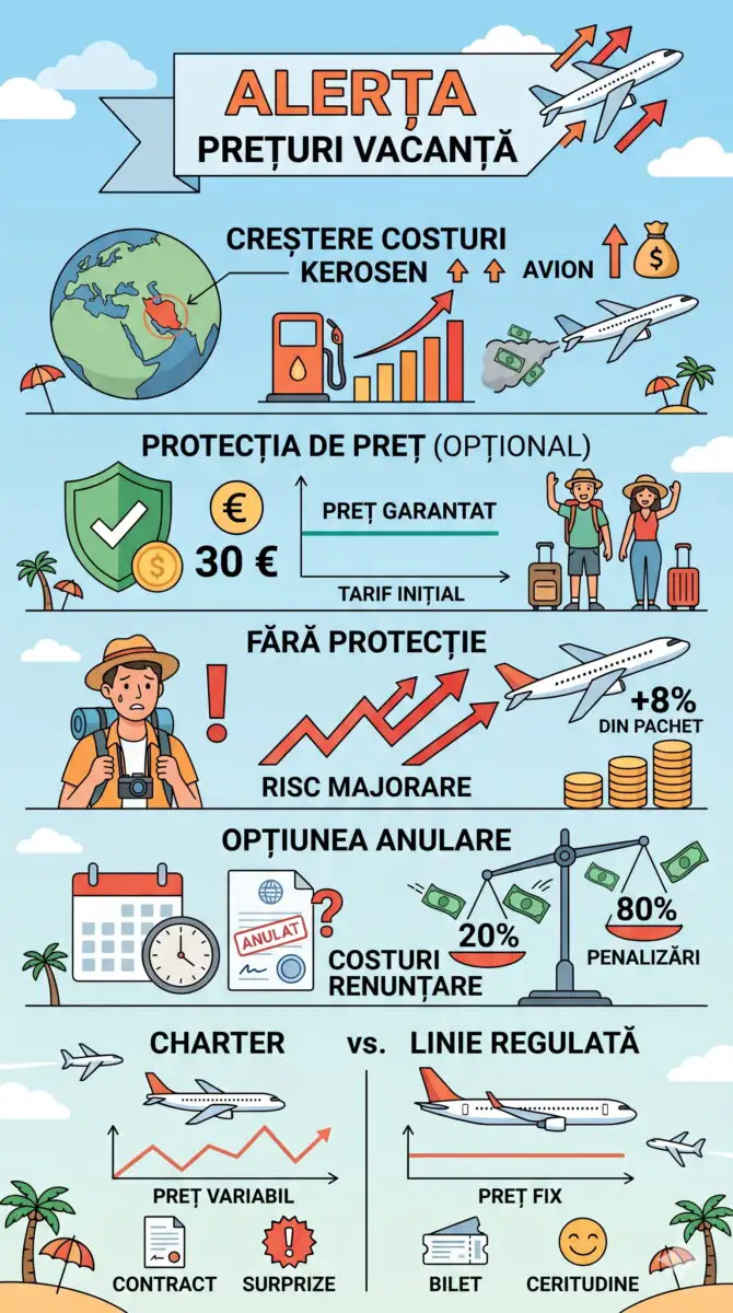 Infografic preturi vacanta