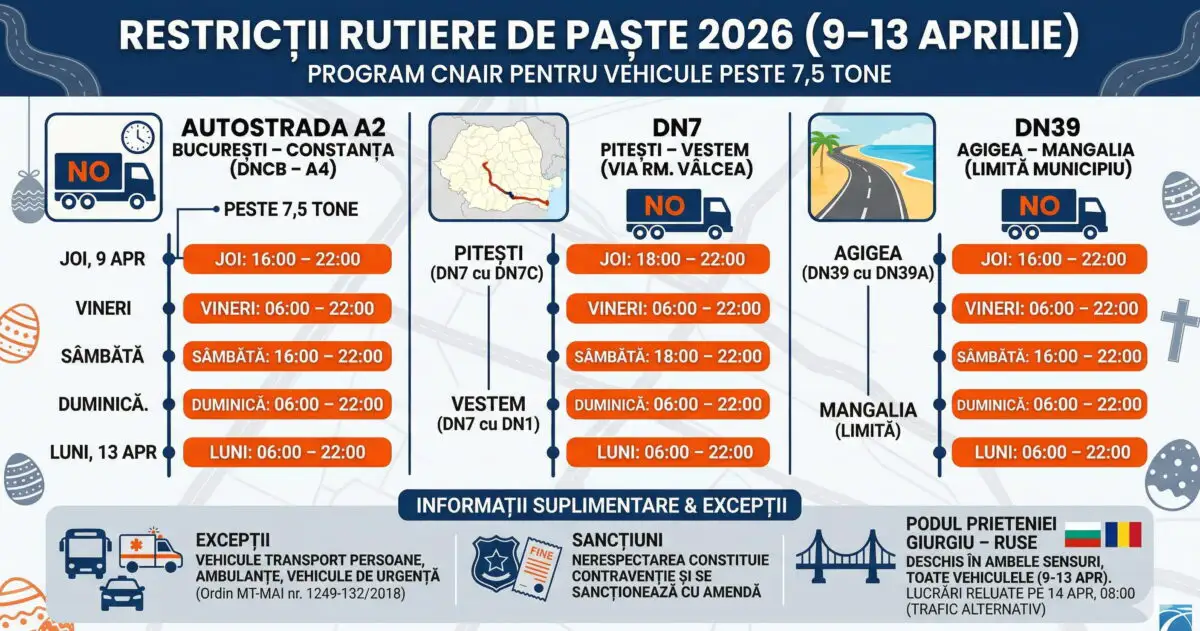 Infografic restrictii rutiere