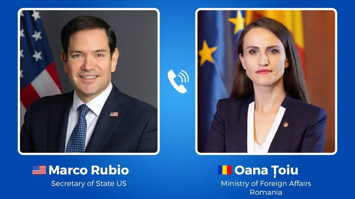 Un nou pas în relația România-SUA. Oana Țoiu a discutat cu Marco Rubio despre viitorul relației bilaterale: Cooperarea este mai relevantă ca niciodată