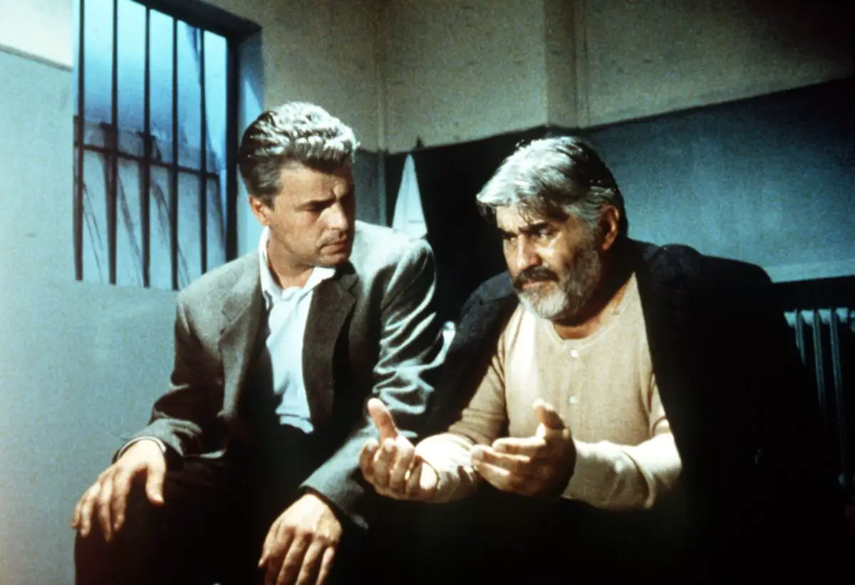 Michele Placido și Mario Adorf în „Caracatița”